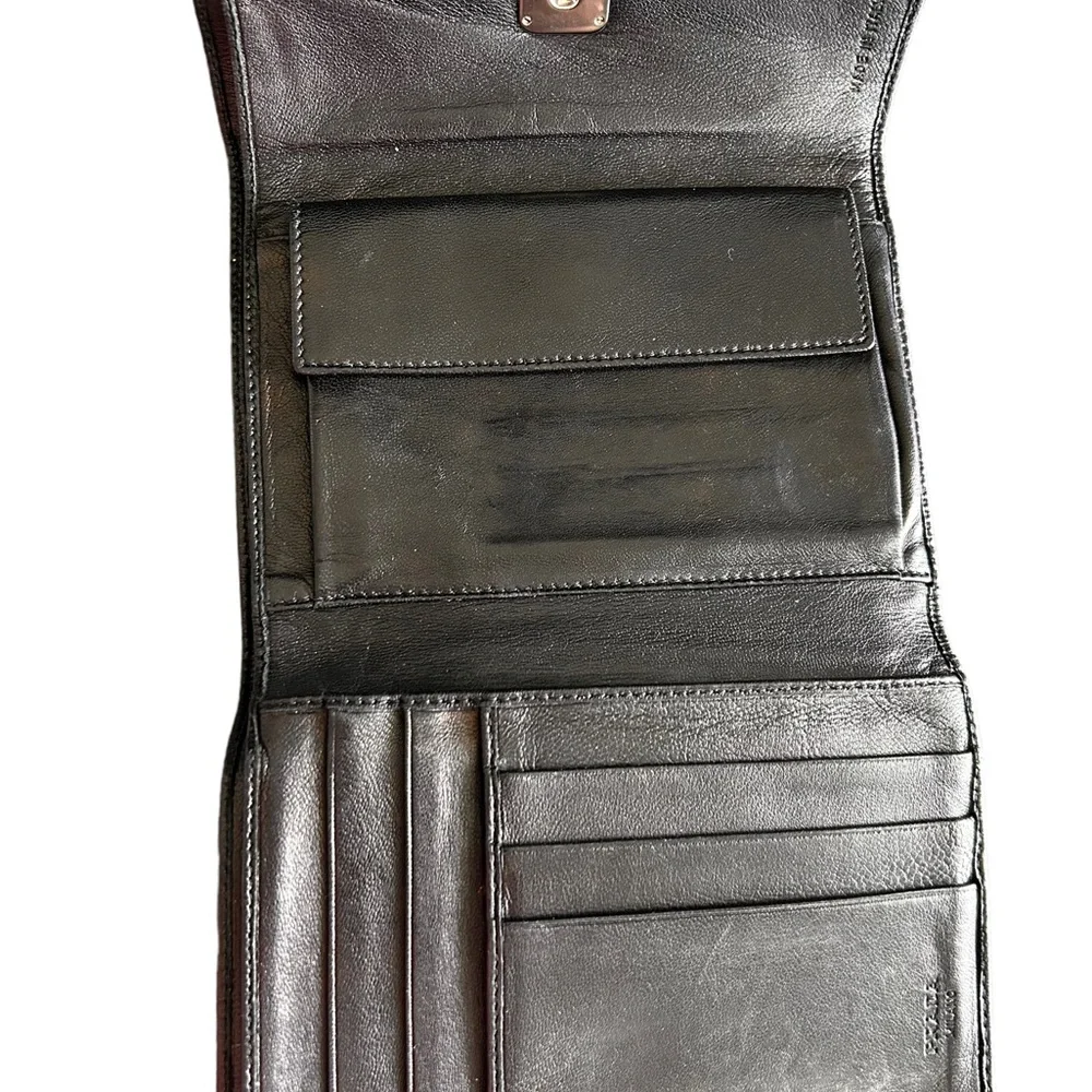 Prada Black Twistlock Wallet